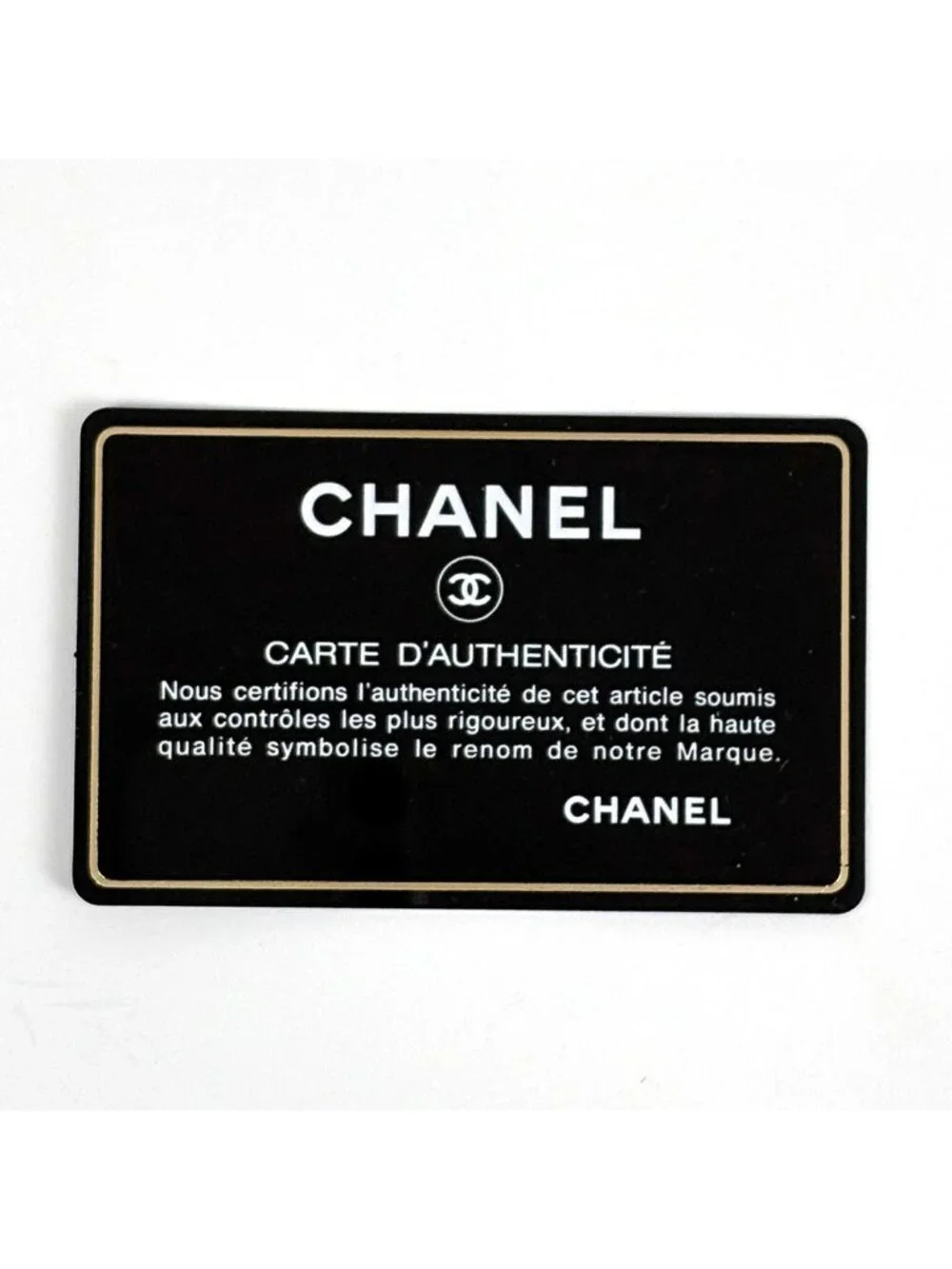 Chanel Shoulder Bag CC Logo Quilted Caviar Leather Black
